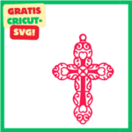 Cricut-kompatibel Osterkreuz Stil 12 SVG – Symbolisches Design für deine Osterprojekte ★★★★★