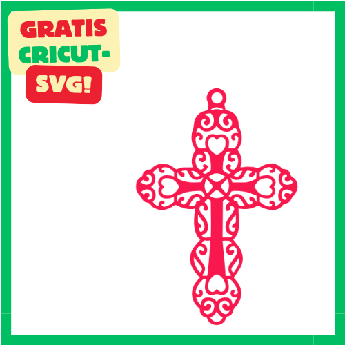 Cricut-kompatibel Osterkreuz Stil 12 SVG – Symbolisches Design für deine Osterprojekte ★★★★★