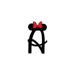 Cute Magic Bow Monogramm Schriftart – Verspieltes Bastel-Alphabet | Cricut-kompatibel