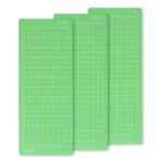 Cricut Joy kompatible Schneidematten 11,4 × 30,5 cm – Standard Grip 3er Set (Grün)