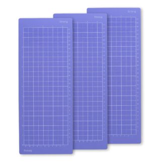 Cricut Joy kompatible Schneidematten 11,4 × 30,5 cm – Strong Grip 3er Set (Lila)