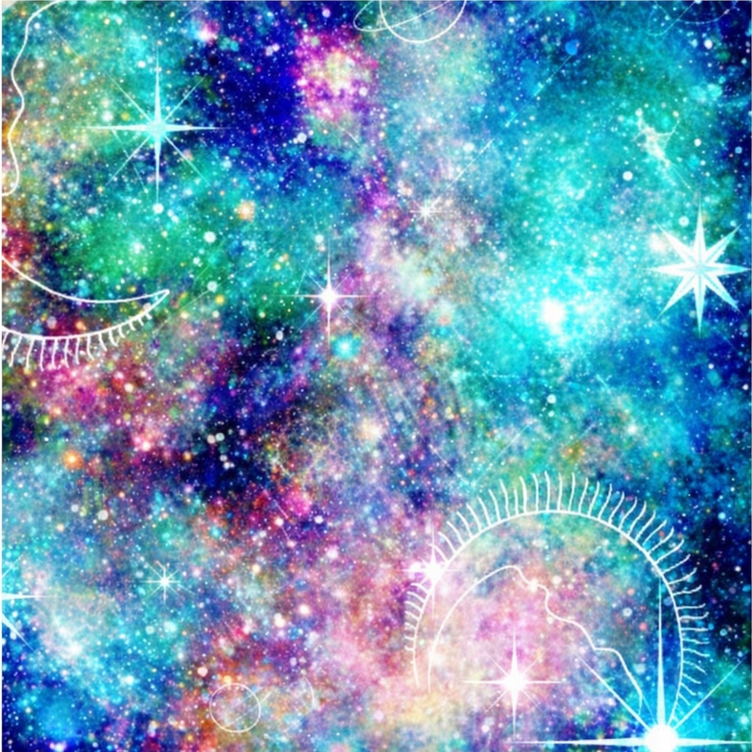 Cricut-kompatible Infusible Ink Transferfolie 30 x 25 cm – Constellation für Plotter