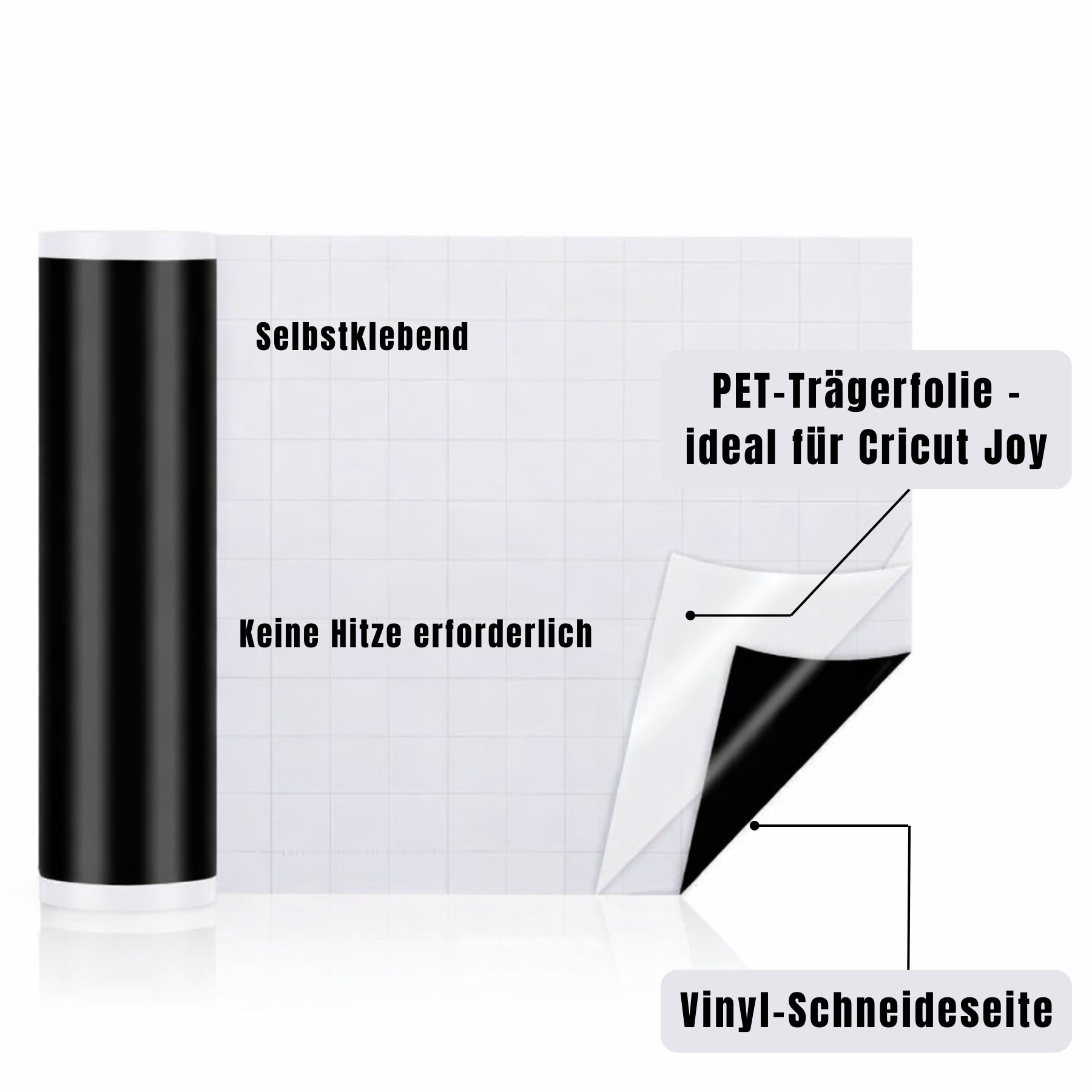 Cricut-kompatibel Plotter Smart Permanent Vinyl Folien für Cricut Joy 14 × 30,5 cm – 20er Set – Bild 3