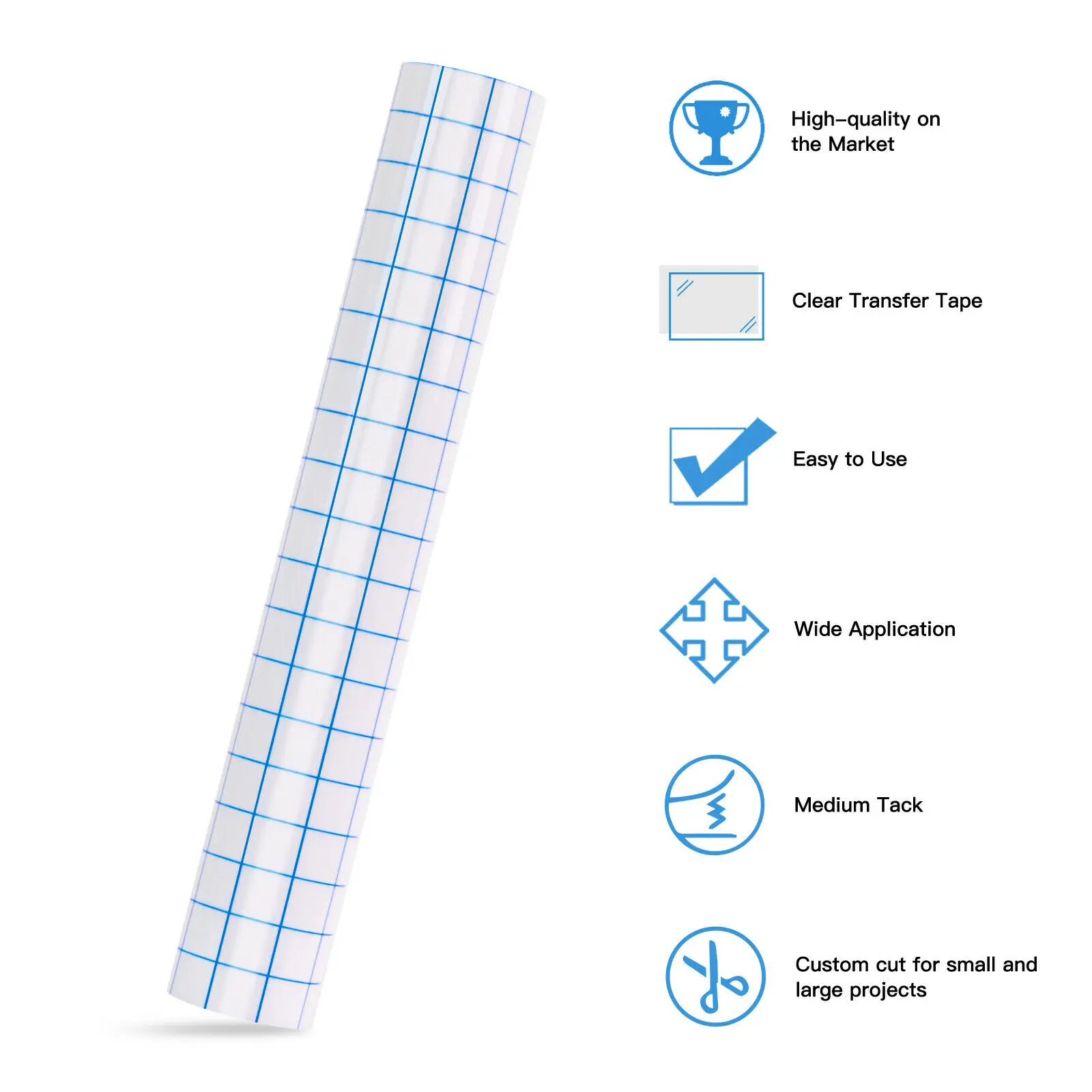 Cricut-kompatibel Plotter Folien Vinyl Power Bundle – 12 Rollen 30 x 150 cm + Transferfolie 36,5 m + 4 Schneidematten 30,5 x 30,5 cm Komplett-Set – Bild 3