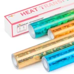 Cricut-kompatibel Plotter Farbverlauf HTV 30 x 150 cm – Regenbogen Bügelfolie für Textilien
