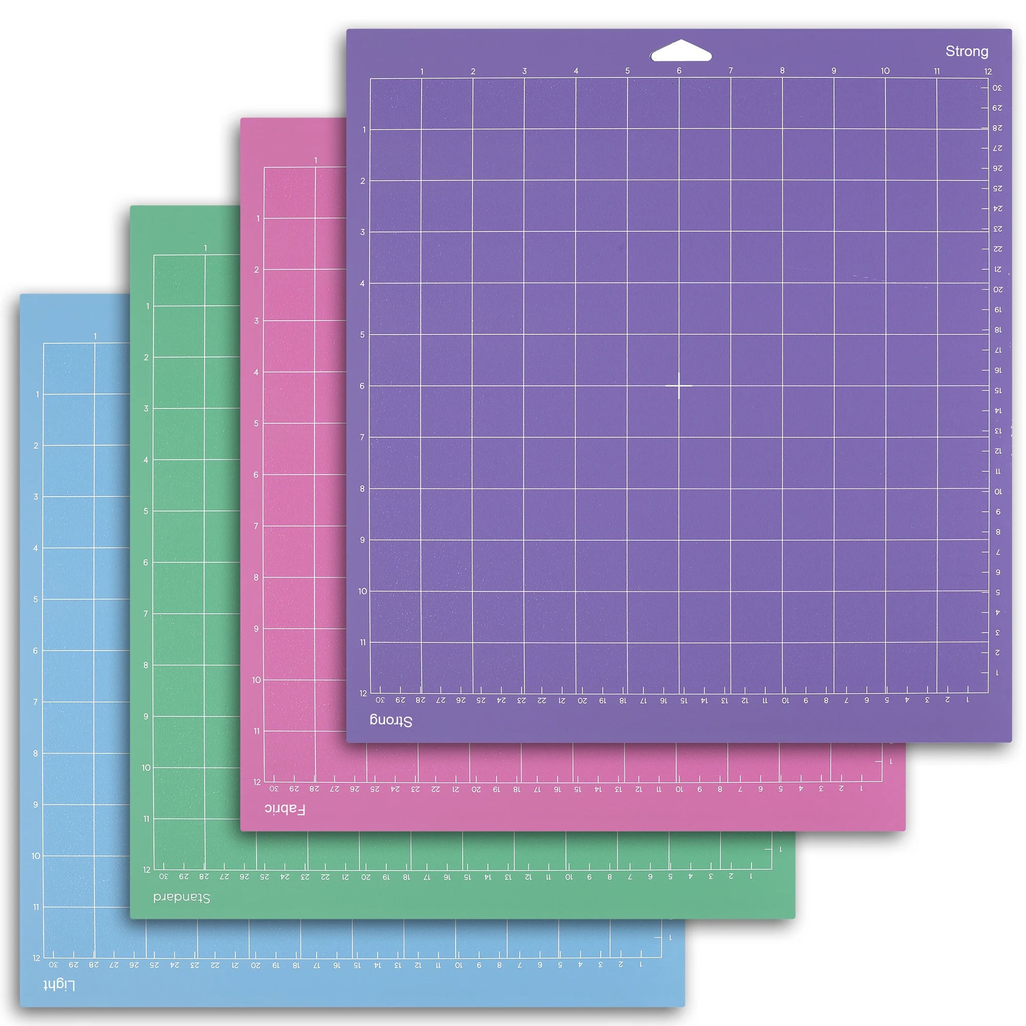 Cricut-kompatibel Plotter Folien Vinyl Power Bundle – 12 Rollen 30 x 150 cm + Transferfolie 36,5 m + 4 Schneidematten 30,5 x 30,5 cm Komplett-Set – Bild 2