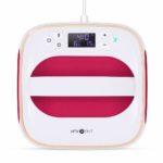 Cricut-kompatibel Heißpresse 25,4 x 25,4 cm Raspberry Red – Transferpresse für HTV, Sublimation & präzise Textildesigns