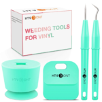 Cricut-kompatibel Plotter Entgitterungswerkzeug Set – 4-teiliges Werkzeug für Plotter Folien & HTV